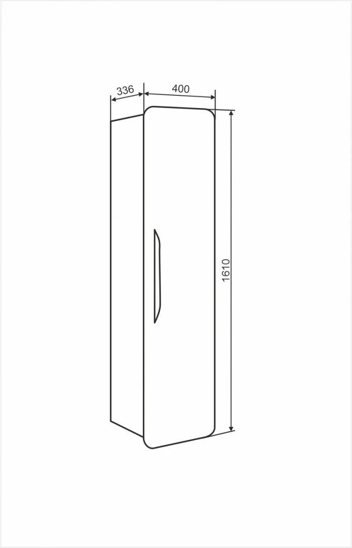 Приобрести aqua de marco пенал skandi 160х40 см, дуб золотой крафт 3040craftcsca
