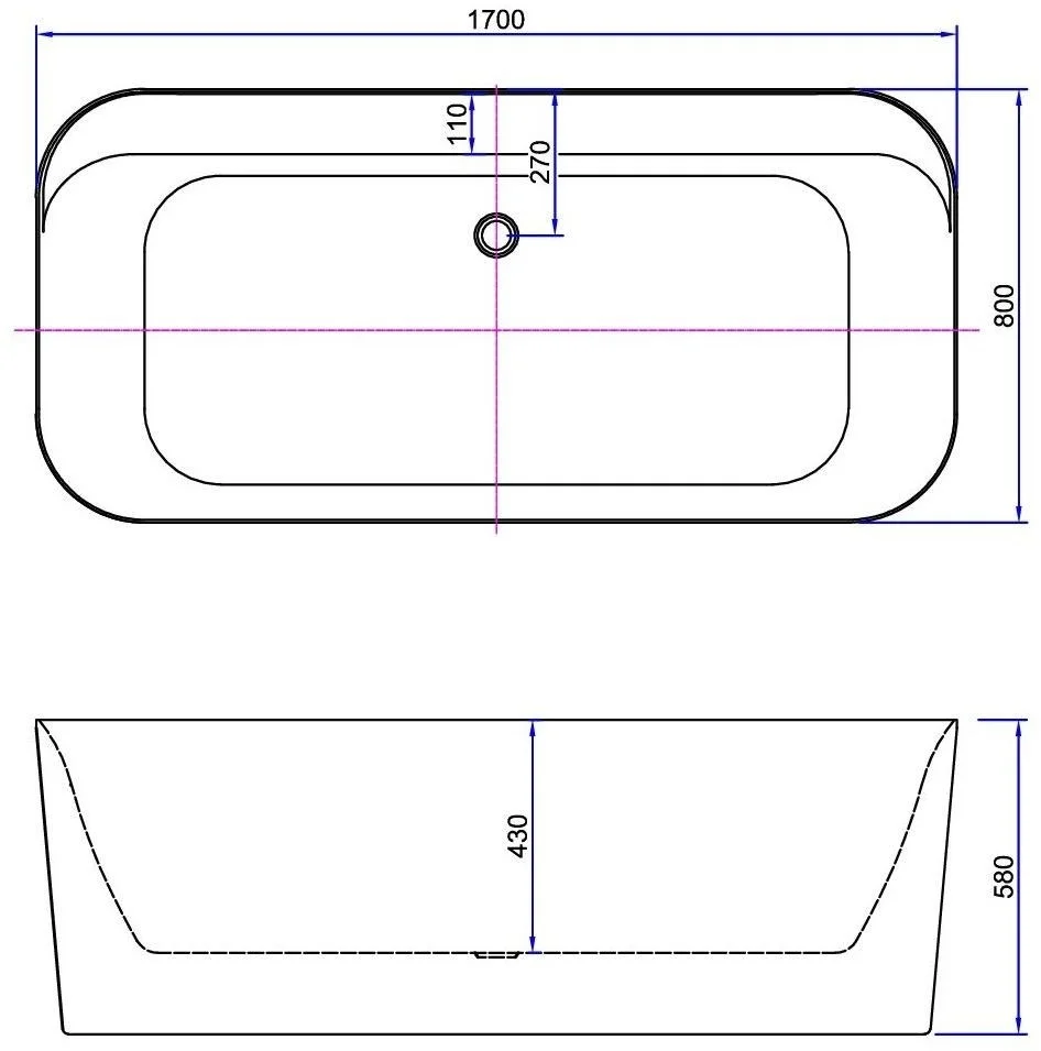 Приобрести отдельностоящая ванна allen brau infinity 170x80 2.21001.20
