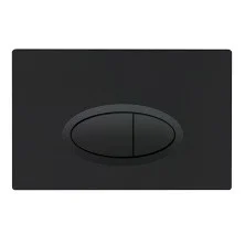 BelBagno Кнопка смыва для инсталляции, черная матовая BB054NERO