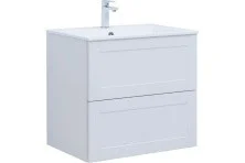Aquanet Тумба с раковиной Терра 70 см, белая матовая