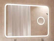 Continent Зеркало с подсветкой Bliss 120х70 см, сенсорный включатель, белое