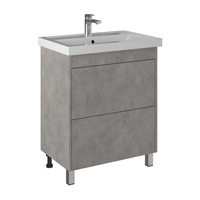 Приобрести briz тумба напольная ricci concrete 70 см, светло серый, т8-70