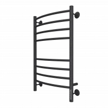 Полотенцесушитель 500х800 мм электрический Terminus Классик П8, КС 9005, черный матовый 4670078527608