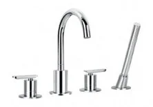 CEZARES Смеситель на борт ванны SIESTA, 4 отверстия, хром SIESTA-F-BVD4-01