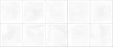 Плитка настенная Gracia Ceramica Mango white square wall 01 250x600 рельефная, белый, 1-й сорт 