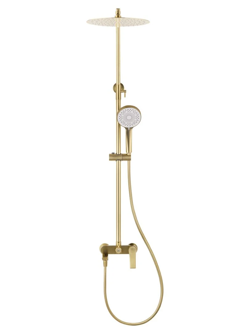 Приобрести душевая система wonzon & woghand brilliant, брашированное золото (ww-88047079-bg)