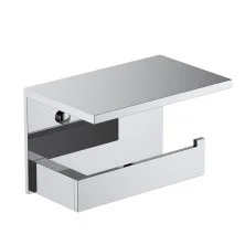 Держатели для туалетной бумаги с полкой для телефона Timo Petruma 15243/00 хром