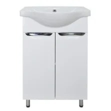 Loranto Тумба напольная с раковиной Стиль- 50 50х87 см, белая (CS00070391)