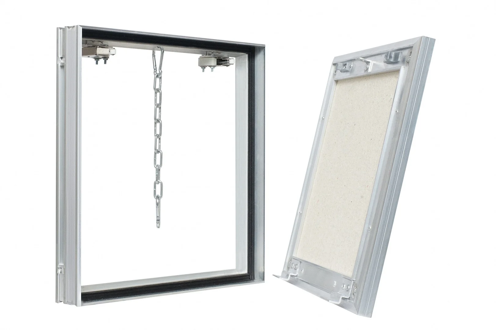 Приобрести люк под плитку алкрафт сантехник 250х500 алюминиевый съемный