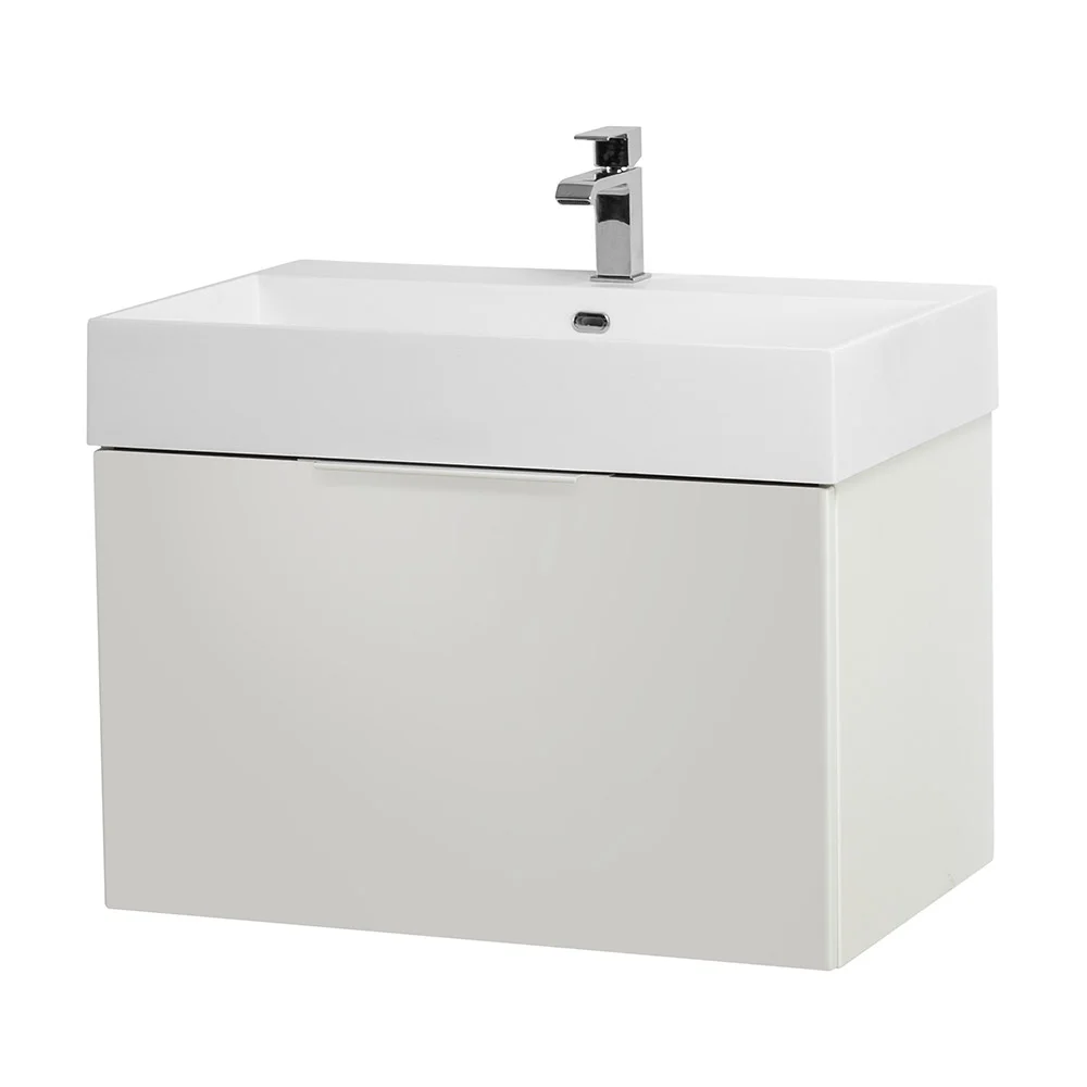 Приобрести cezares тумба подвесная с раковиной premium 70 см bianco opaco, белая 55396