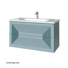 Caprigo Тумба с раковиной MODO Quarta 100 см, антарктида