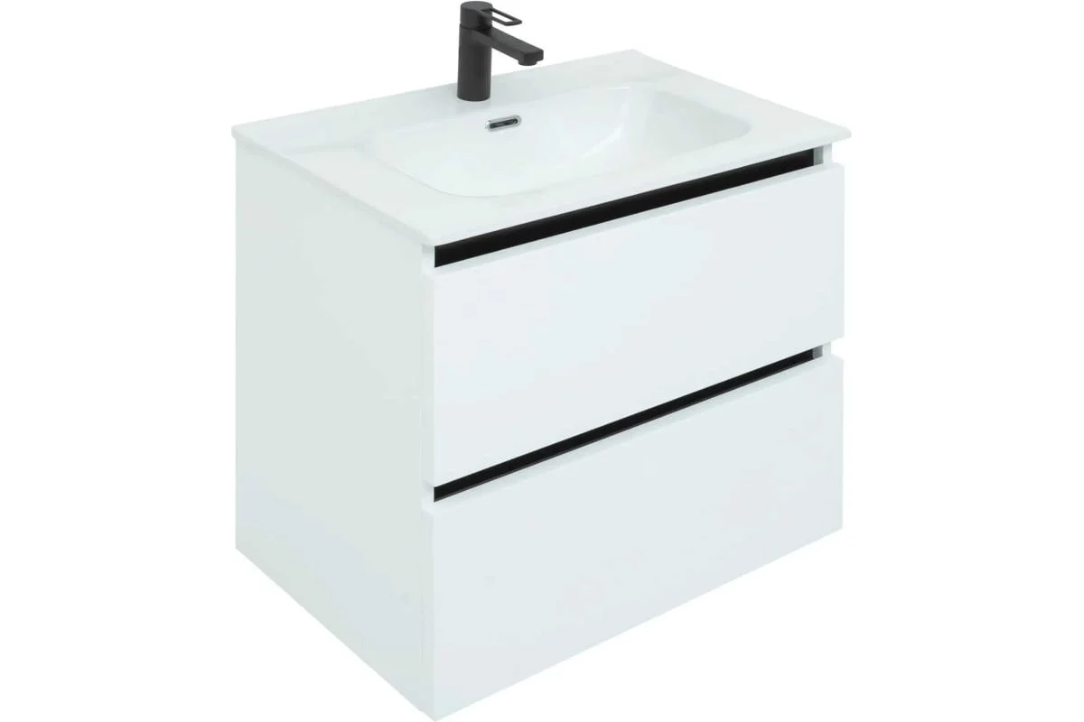 Приобрести aquanet раковина flat 70х46 см, белая