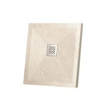 Vincea Душевой поддон 90х90 см, квадратный, бежевый матовый VST-4SR9090C