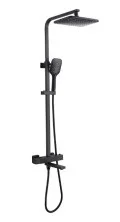 Душевая система ViEiR Cielo 974 мм, с термостатом, черный V393561C