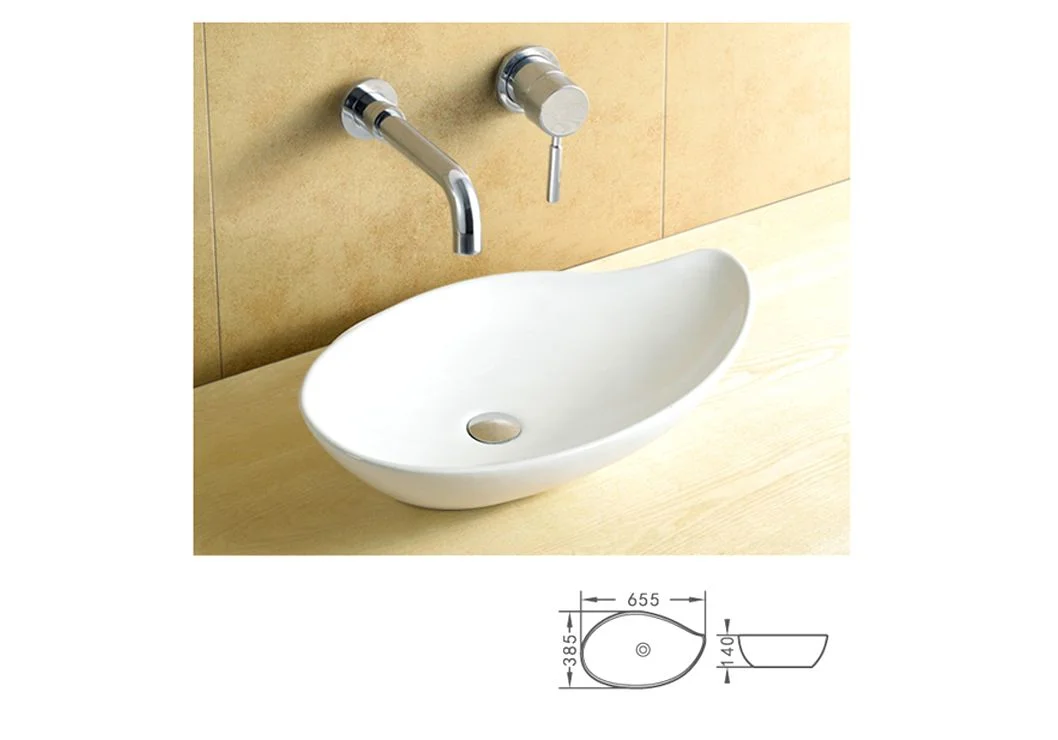 Приобрести раковина-чаша ceramalux 65 см 9052