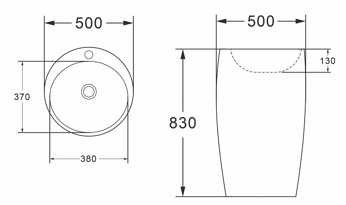 Приобрести azario раковина напольная comella 50х50см, черный матовый az-311mb