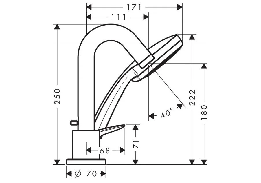 Приобрести 71313000 logis смеситель на край ванны, однорычажный, на 3 отверстия (нужна сч 13439180)