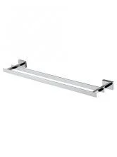 Полотенцедержатель двойной WONZON & WOGHAND FLAT, Хром (WW-9711-60CM)