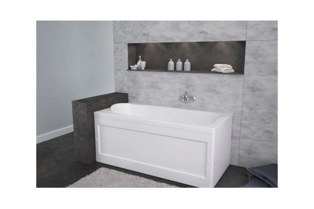 Приобрести aquanet акриловая ванна west new 170x70 см, белая