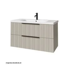 Caprigo Тумба с раковиной RAIN 100 см, бежевая, эмаль