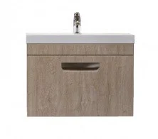 Тумба подвесная с раковиной Velvex Estea 60 см дуб санремо tpEST.60.1Y.234