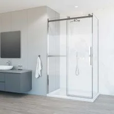 Vincea Душевое ограждение Como Soft 110х80 см, прозрачное, хром VSR-1CS8011CL