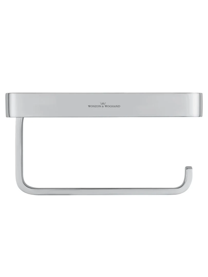 Приобрести держатель для туалетной бумаги с полкой wonzon & woghand flat, хром (ww-9736)