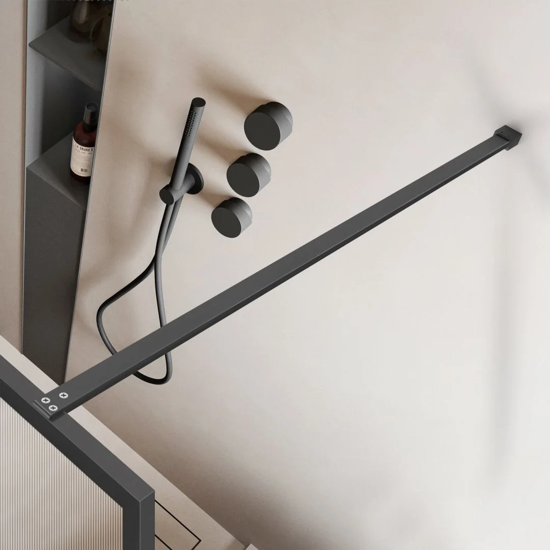 Приобрести vincea душевая перегородка walk-in 90 см, рифленое, оружейная сталь vsw-1hp900flgm