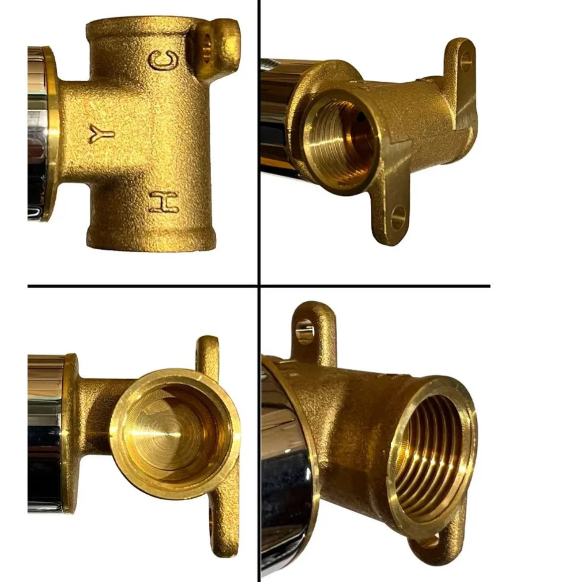 Приобрести grocenberg смеситель с гигиеническим душем, золото gb001go