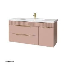 Caprigo Тумба с раковиной MONBAR 120 см, правая, пудра