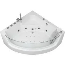 Grossman Гидромассажная ванна 135х135 см, угловая, белая GR-13513