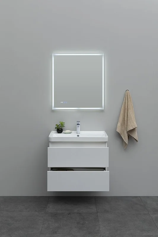 Приобрести aquanet тумба с раковиной вега 70 см, (2 ящика)