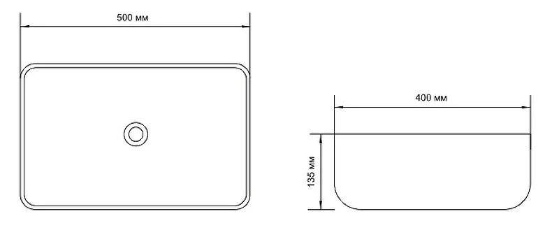 Приобрести aquanet раковина soul-1-mb 50х40 см, черный