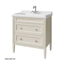 Caprigo Тумба с раковиной ALBION CONCEPT 80 см, белая 34015UV 2