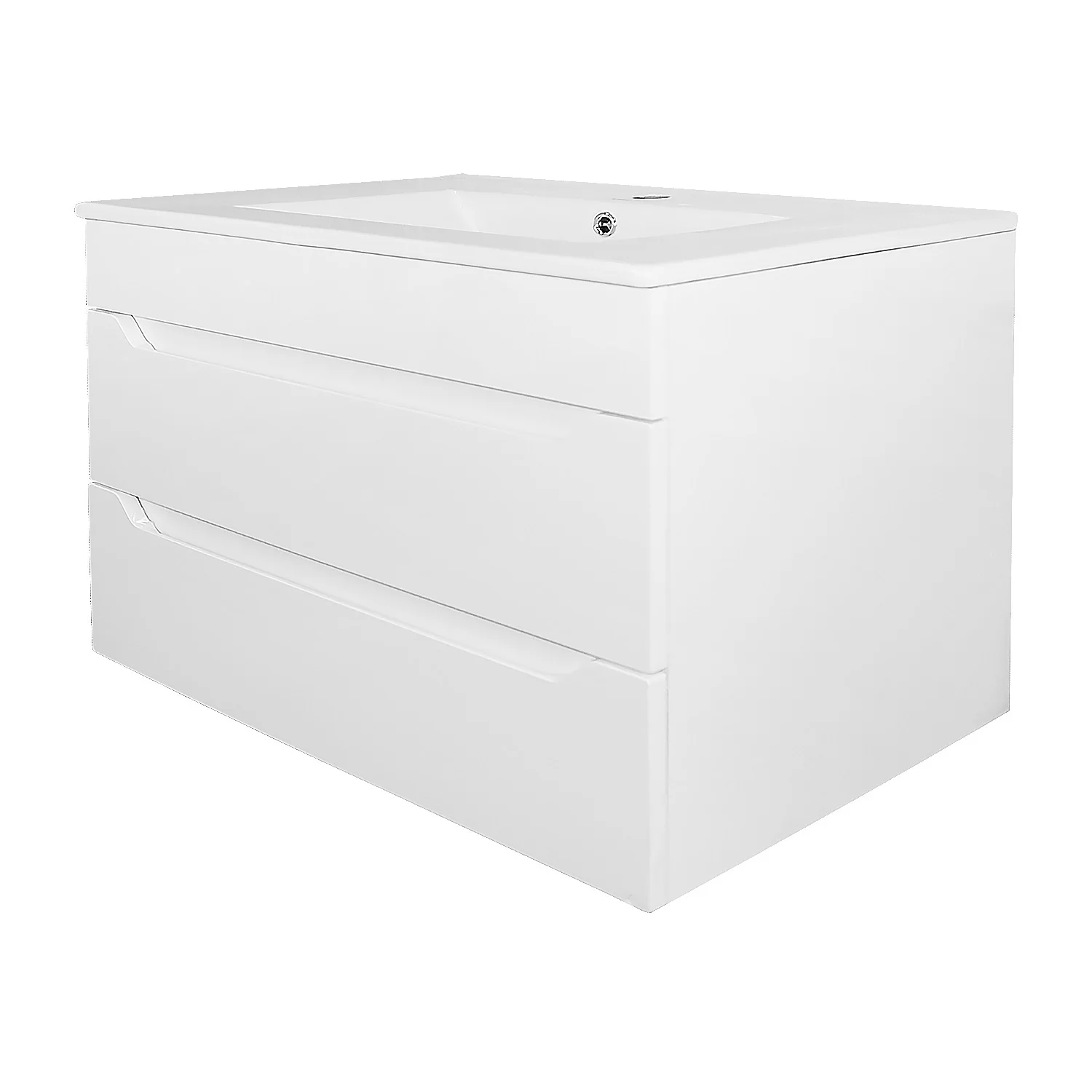 Приобрести loranto тумба подвесная с раковиной аврора 70 72х47 см, белая (cs00091412)