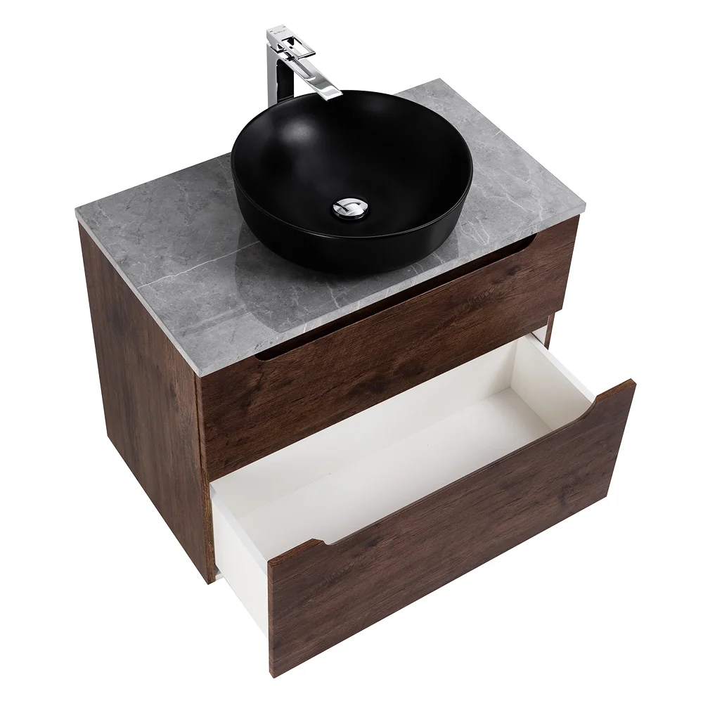 Приобрести belbagno тумба со столешницей etna-h60 100 см, подвесная rovere moro