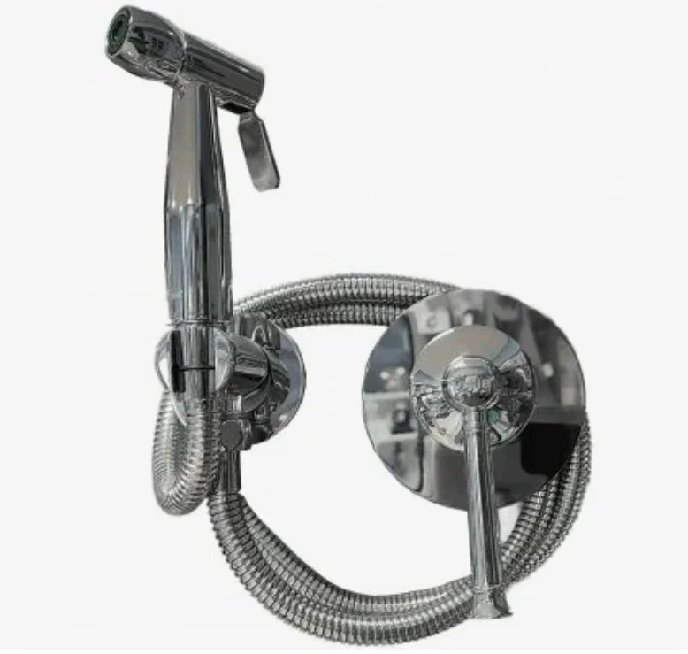 Приобрести смеситель с гигиеническим душем, встраиваемый vieir giorno, хром v273553