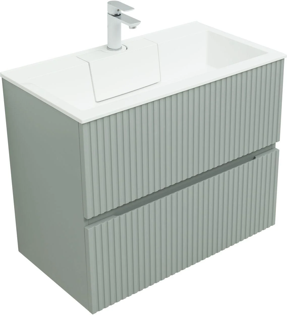 Приобрести aquanet тумба с раковиной джейн 80 см, мисти грин