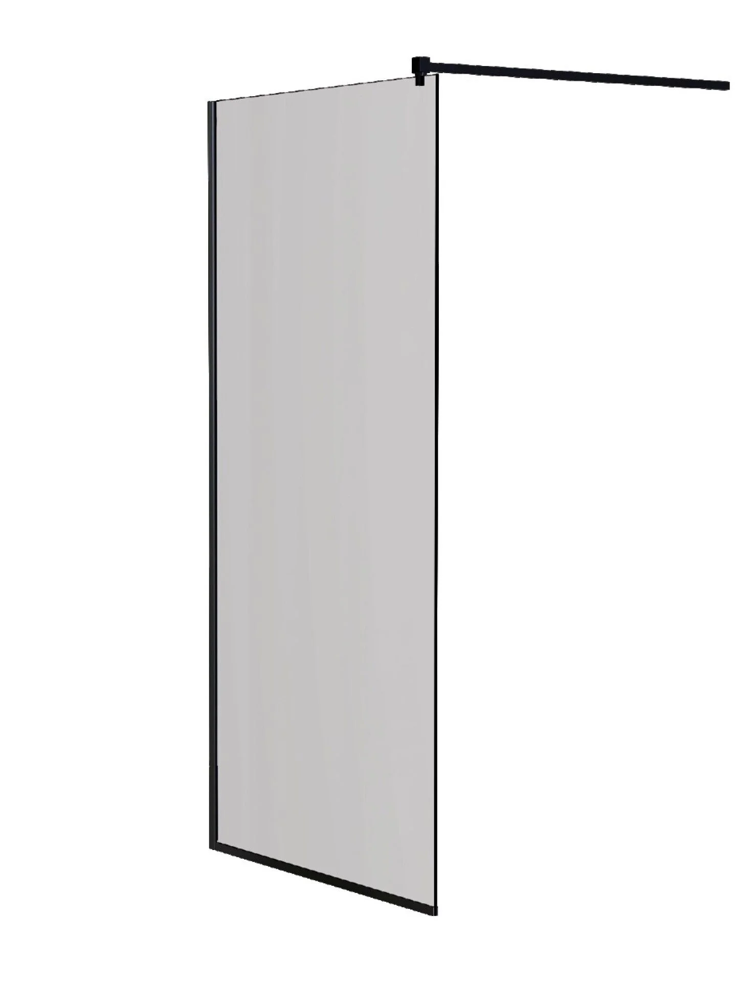 Приобрести mirsant душевая перегородка walk in 90 см, черное ут000084192