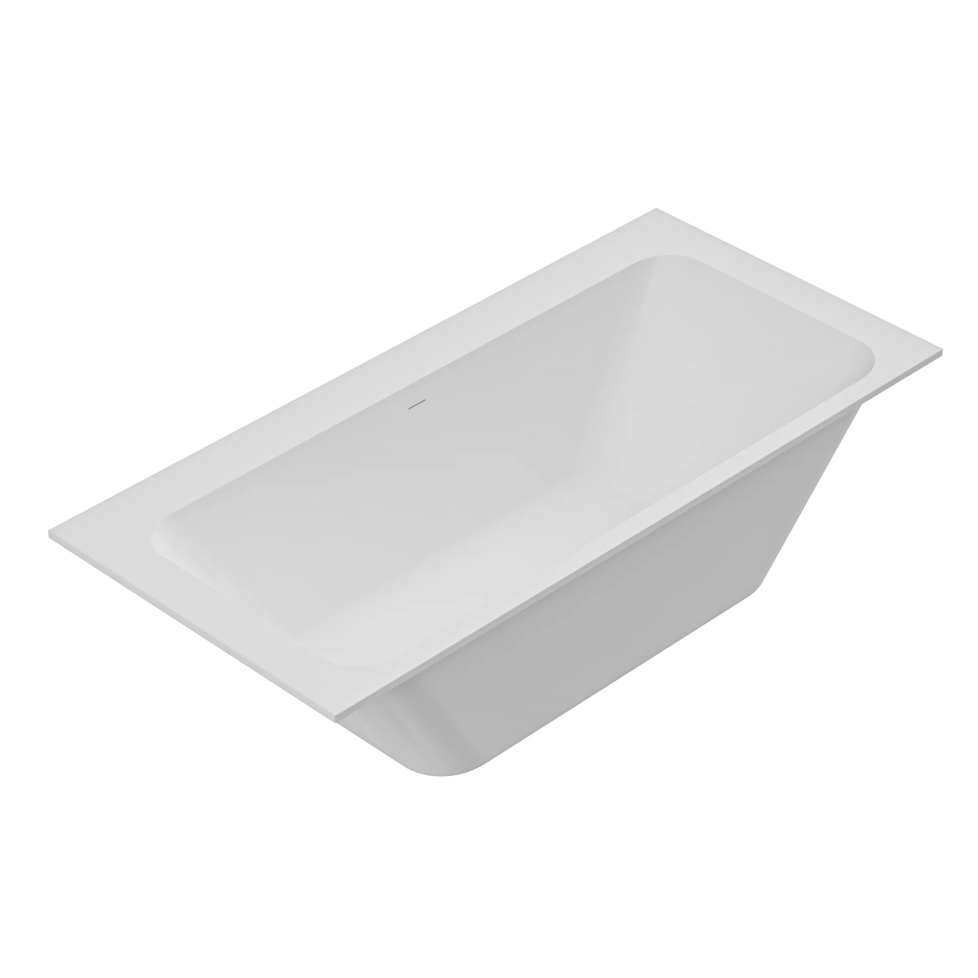 Приобрести cezares ванна solid surface 170х80 см, белая czr-slider-170-80-57-ssb