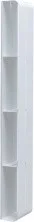 Aquanet Полка Магнум 20x130 см белая матовая, вертикальная 00302240