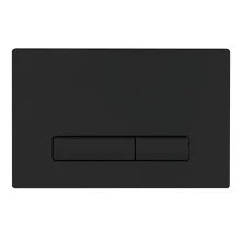BelBagno Кнопка смыва для инсталляции, GENOVA, черная матовая Tocco Morbido BB021-GV-NERO.M