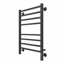 Полотенцесушитель 500х800 мм электрический Terminus Ватикан П8, КС 9005, черный матовый 4670078527554