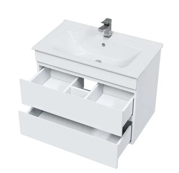 Приобрести mirsant тумба подвесная next 80\2 80 см с раковиной more-80 ут000057258