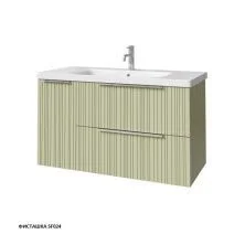 Caprigo Тумба с раковиной RAIN 100 см, левая, фисташка
