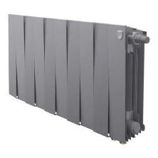 Royal Thermo Радиатор биметаллический Pianoforte 300 /Silver Satin ( серебристый ) VDR80 - 10 секц.