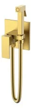 Boheme Смеситель гигиенический Qubic Matt Gold 477-MG