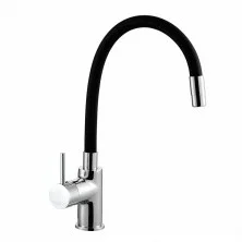 Azario Смеситель для кухни TASCO, черный\хром AZ15494321