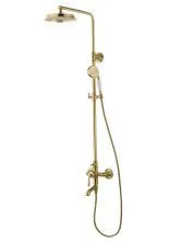 Душевая система WONZON & WOGHAND STEAM, Брашированное золото (WW-88739008-BG)