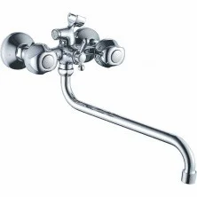 HAIBA Смеситель для ванны 195мм, хром HB-2226
